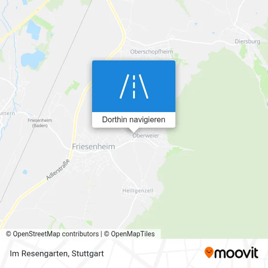 Im Resengarten Karte