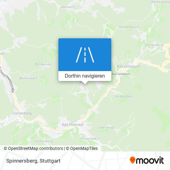 Spinnersberg Karte