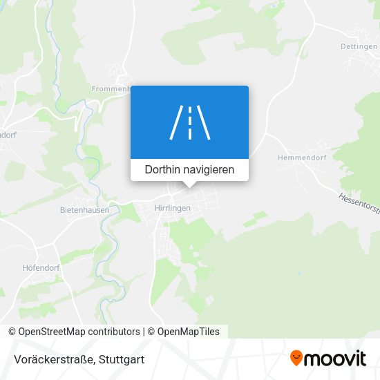 Voräckerstraße Karte