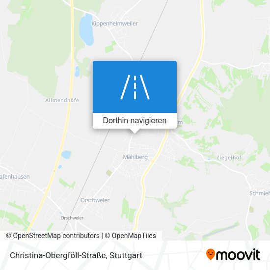 Christina-Obergföll-Straße Karte