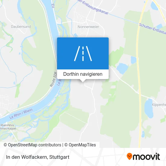 In den Wolfackern Karte