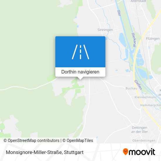 Monsignore-Miller-Straße Karte