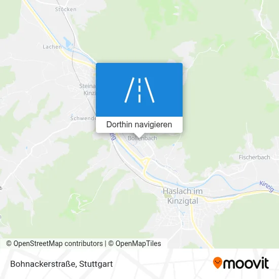 Bohnackerstraße Karte