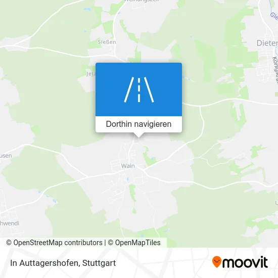 In Auttagershofen Karte