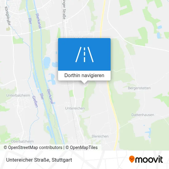 Untereicher Straße Karte