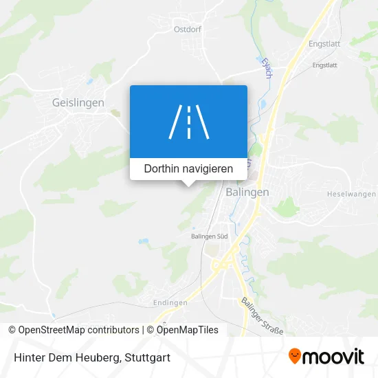 Hinter Dem Heuberg Karte