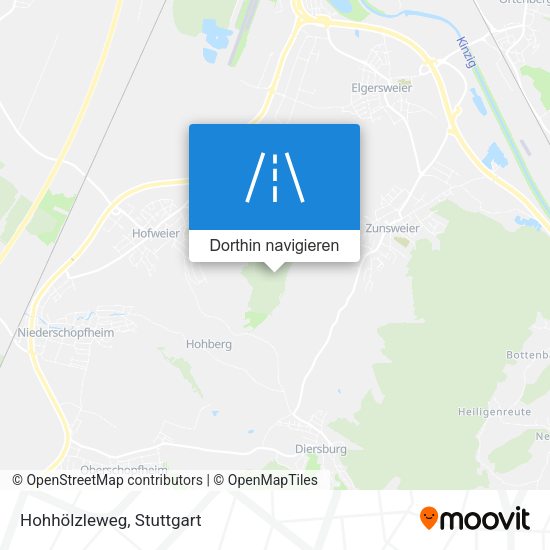 Hohhölzleweg Karte