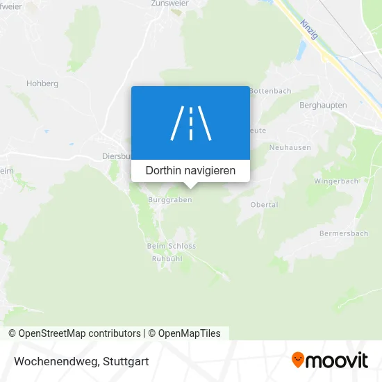 Wochenendweg Karte