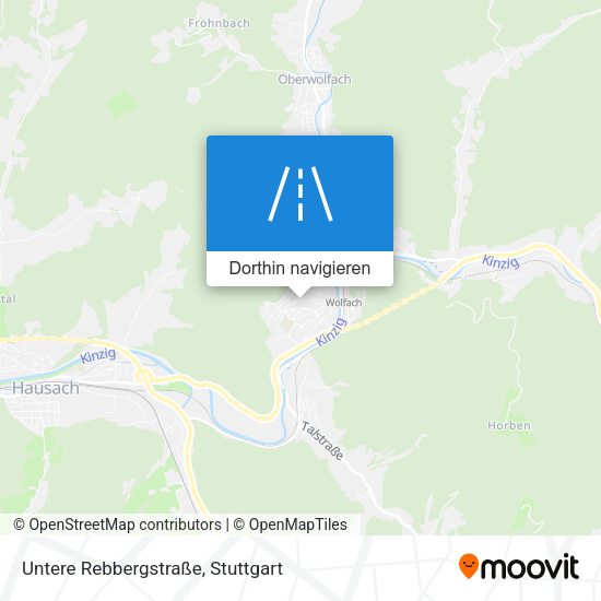 Untere Rebbergstraße Karte