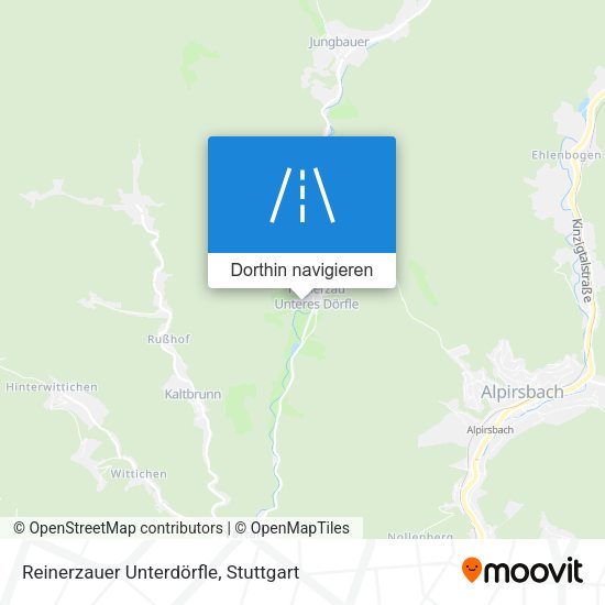 Reinerzauer Unterdörfle Karte