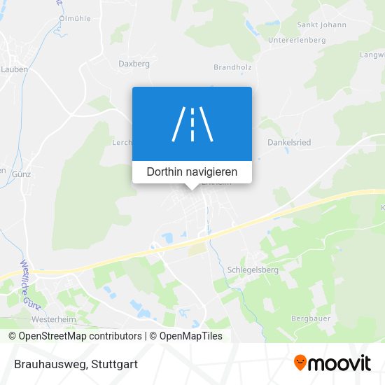 Brauhausweg Karte