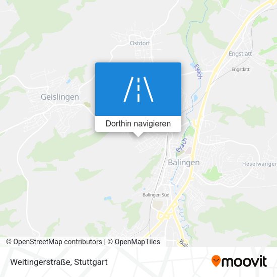 Weitingerstraße Karte