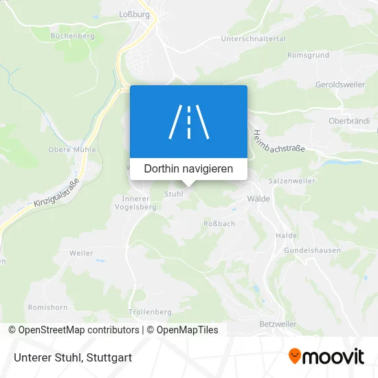 Unterer Stuhl Karte