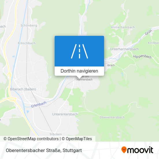 Oberentersbacher Straße Karte