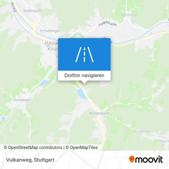 Vulkanweg Karte