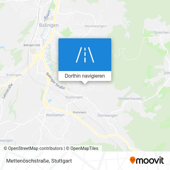 Mettenöschstraße Karte