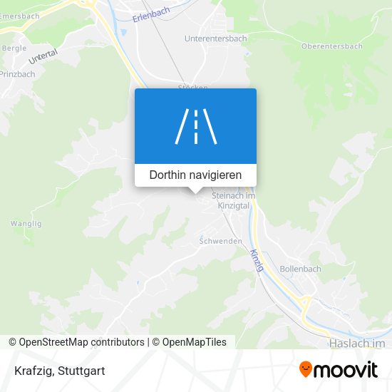 Krafzig Karte