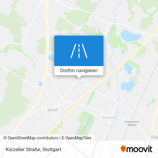 Kürzeller Straße Karte