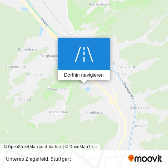 Unteres Ziegelfeld Karte