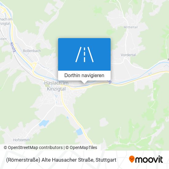 (Römerstraße) Alte Hausacher Straße Karte