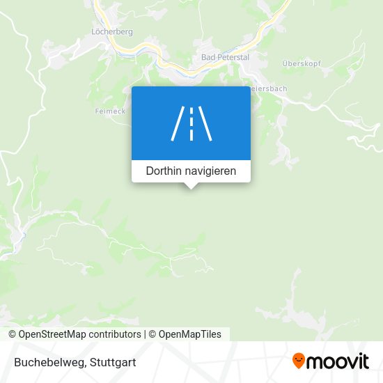 Buchebelweg Karte