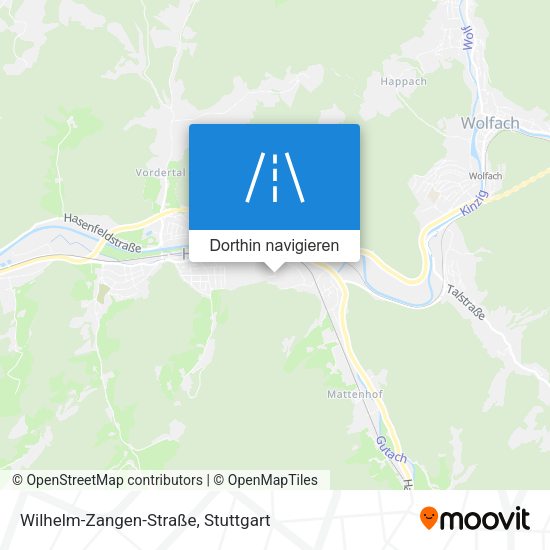 Wilhelm-Zangen-Straße Karte