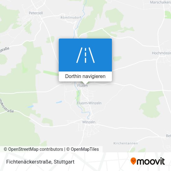Fichtenäckerstraße Karte
