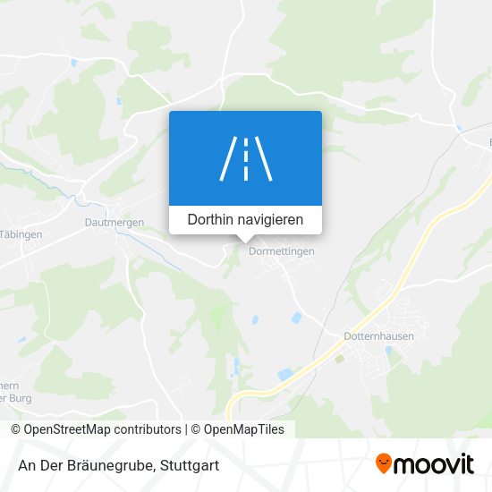An Der Bräunegrube Karte