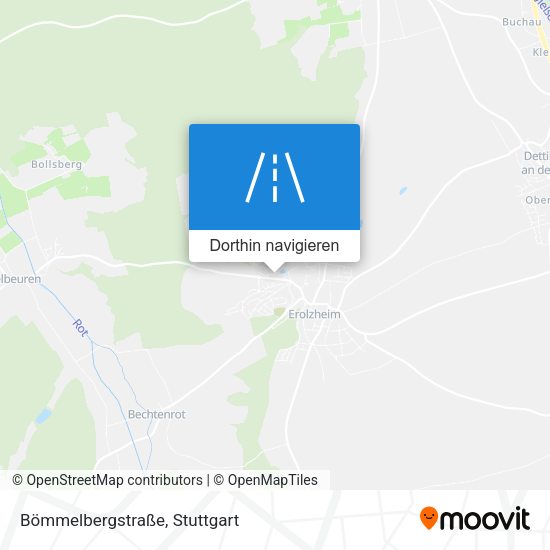 Bömmelbergstraße Karte