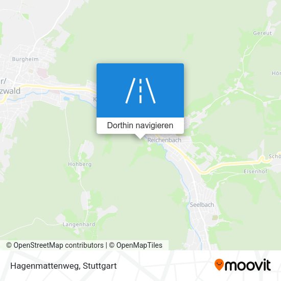 Hagenmattenweg Karte