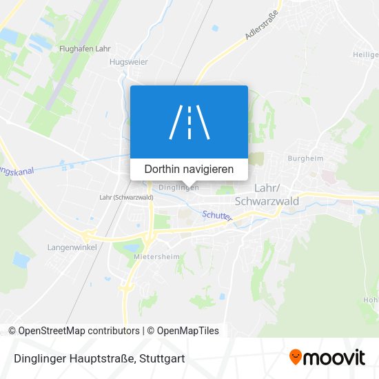 Dinglinger Hauptstraße Karte