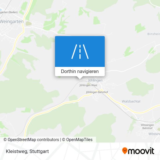 Kleistweg Karte