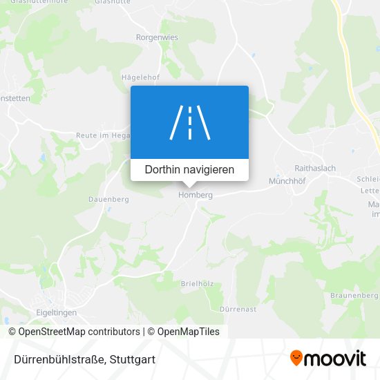 Dürrenbühlstraße Karte