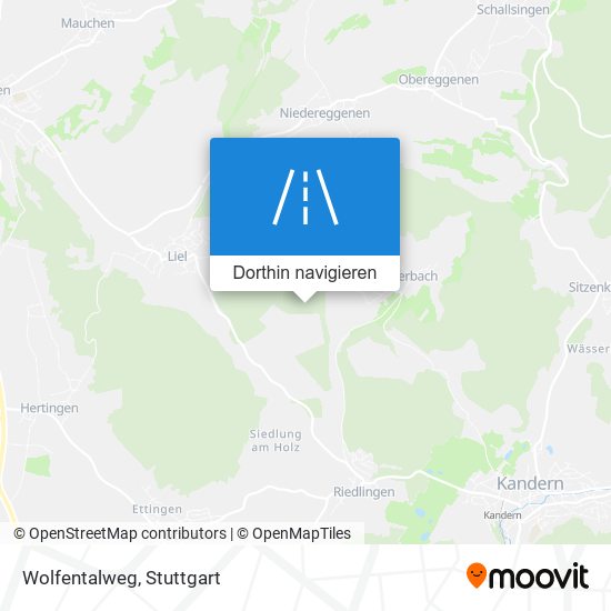 Wolfentalweg Karte