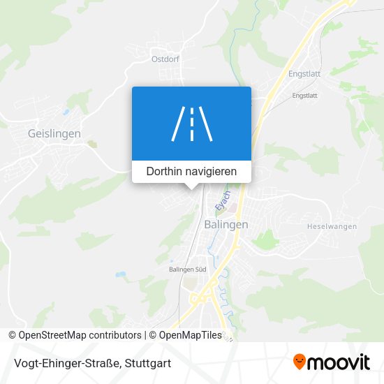 Vogt-Ehinger-Straße Karte