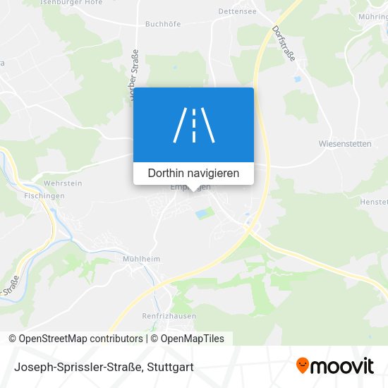 Joseph-Sprissler-Straße Karte
