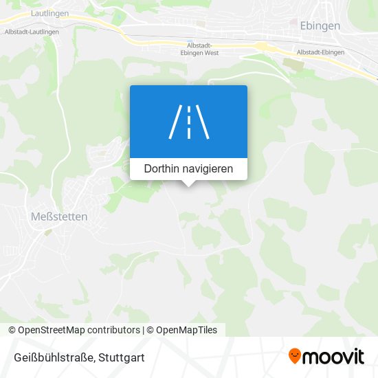 Geißbühlstraße Karte