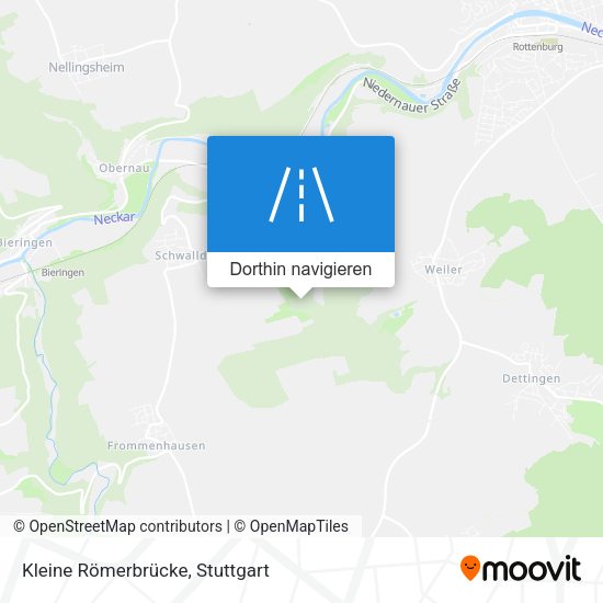 Kleine Römerbrücke Karte