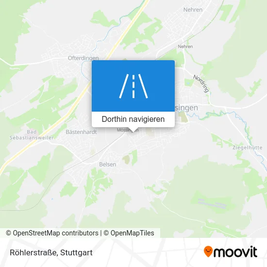 Röhlerstraße Karte