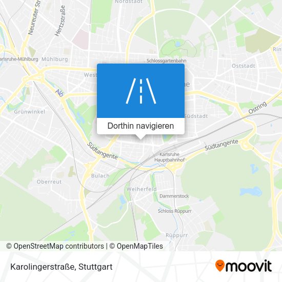 Karolingerstraße Karte