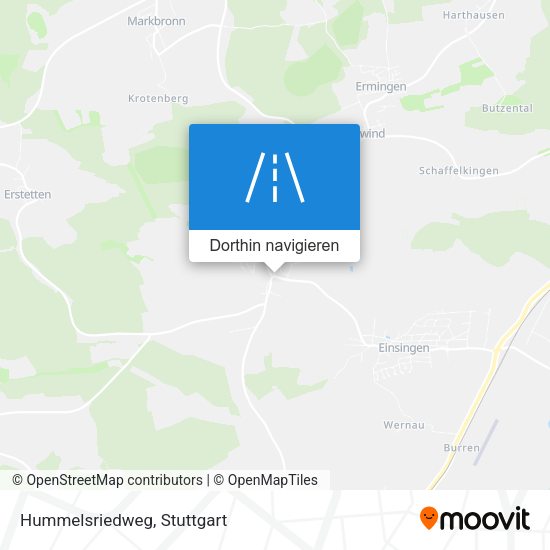 Hummelsriedweg Karte