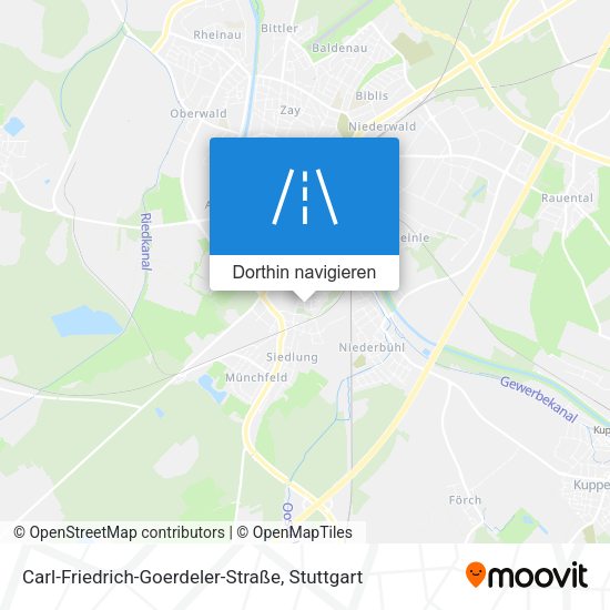 Carl-Friedrich-Goerdeler-Straße Karte