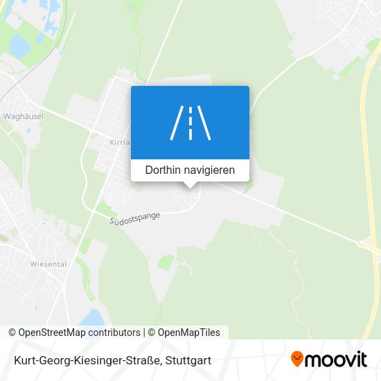 Kurt-Georg-Kiesinger-Straße Karte