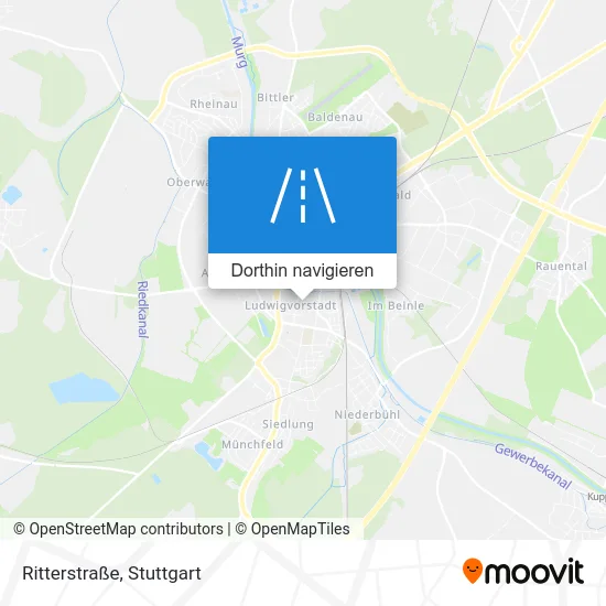 Ritterstraße Karte