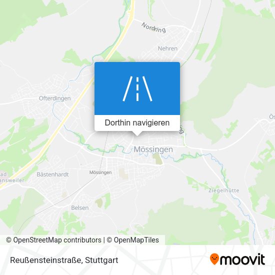 Reußensteinstraße Karte