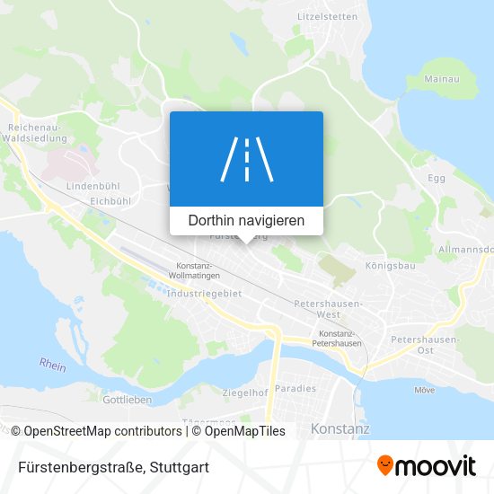 Fürstenbergstraße Karte