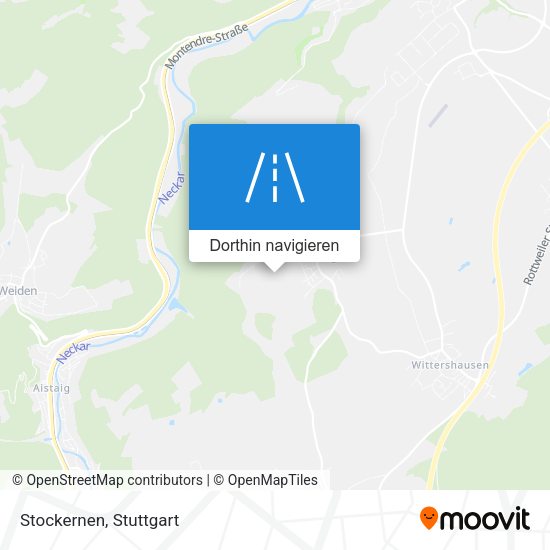 Stockernen Karte