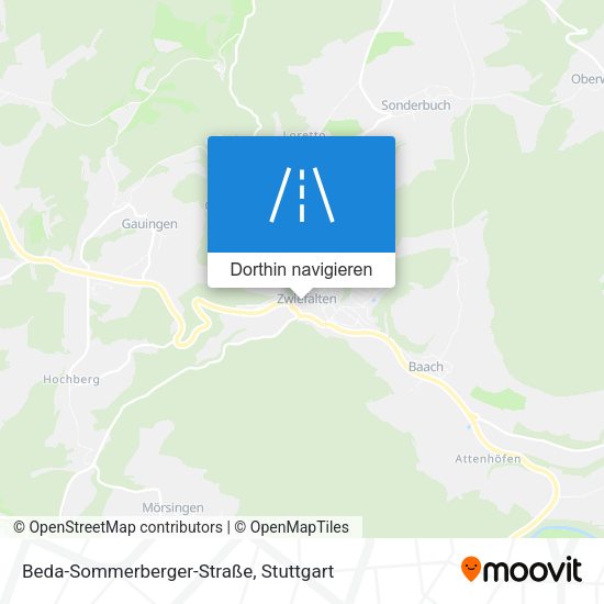 Beda-Sommerberger-Straße Karte