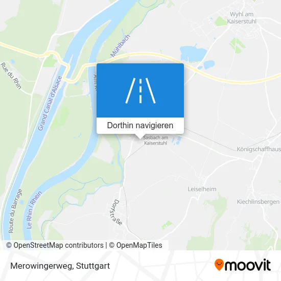 Merowingerweg Karte