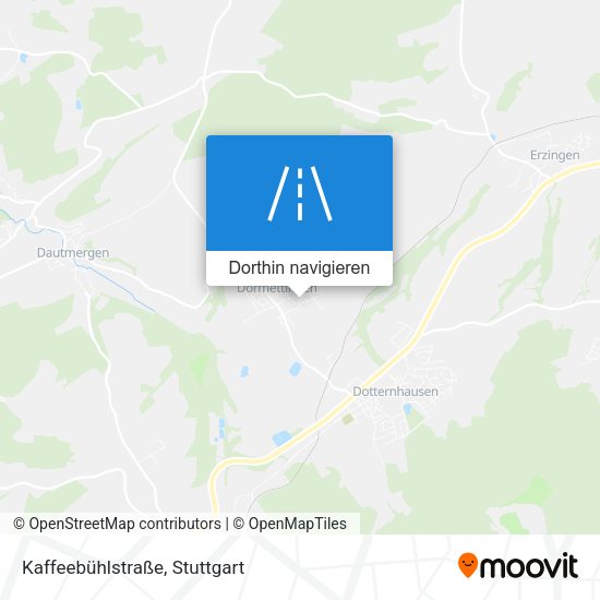 Kaffeebühlstraße Karte